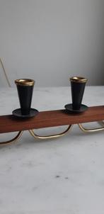 Zweedse vintage kaarsen standaard., Huis en Inrichting, Woonaccessoires | Kandelaars en Kaarsen, Ophalen of Verzenden, Zo goed als nieuw