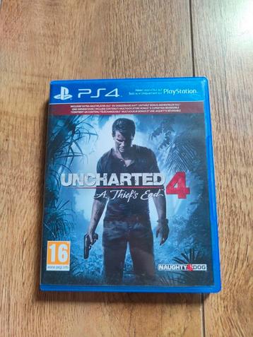 PS4 spel - Uncharted 4 A thief's end  beschikbaar voor biedingen