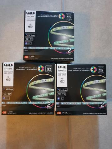 calex smart led strip 2meter nieuw 5 stuks  beschikbaar voor biedingen