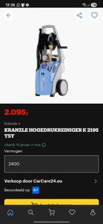 Kranzle Hogedrukreiniger K 1151 TST, Tuin en Terras, Zo goed als nieuw, Kranzle, Elektrisch, Met autostop en -start