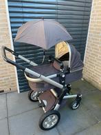 Joolz Day zilver antraciet kinderwagen incl. vele extra’s, Kinderen en Baby's, Kinderwagens en Combinaties, Gebruikt, Verstelbare duwstang