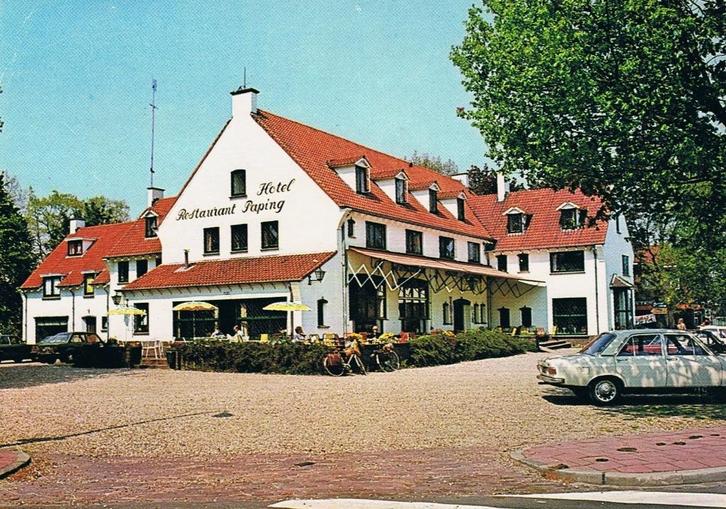 Ommen, Hotel - Restaurant Paping - 1977, Verzamelen, Ansichtkaarten | Nederland, Gelopen, Overijssel, 1960 tot 1980, Verzenden