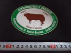 sticker berkel-enschot stierenmesterij h broeders fourage, Ophalen, Zo goed als nieuw