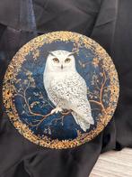 Metalen Wandbord - Uil Portret, Ophalen of Verzenden, Nieuw