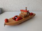 Houten speelgoed boot  met geluid 🏠, Ophalen of Verzenden, Zo goed als nieuw