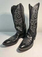 Vintage Justin cowboy laarzen maat 11.5 AA US 43.5 EU EUC, Gedragen, Zwart, Ophalen, Boots