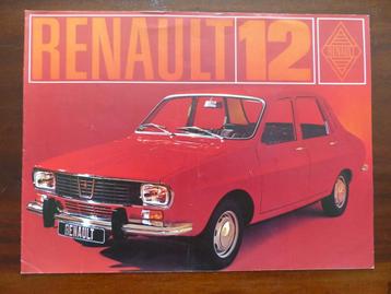 Renault 12 brochure 1967 beschikbaar voor biedingen