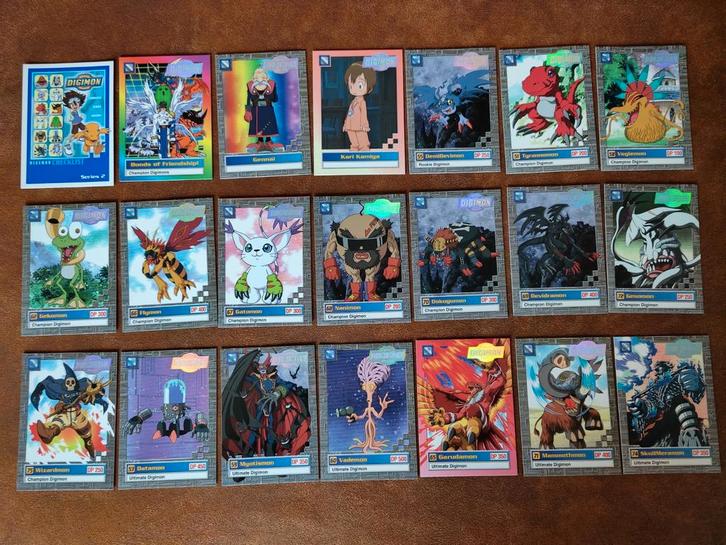 [Digimon] Animated Series 2 - complete base set - 2000, Hobby en Vrije tijd, Verzamelkaartspellen | Overige, Zo goed als nieuw