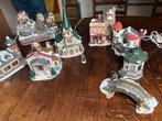 Kerstdorp huisjes - complete set!, Ophalen of Verzenden, Gebruikt, Kunststof, Minder dan 50 cm