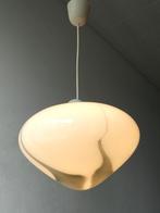 Vintage Peill & Putzler hanglamp wit melkglas jaren 70, Gebruikt, 50 tot 75 cm, Ophalen of Verzenden, Glas