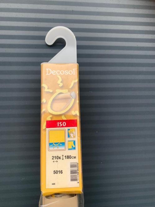 Rolgordijn verduisterend Decosol 2 stuks 210 + 60 x180 Beige, Huis en Inrichting, Stoffering | Gordijnen en Lamellen, Nieuw, 150 tot 200 cm