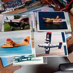 14x vliegtuig foto's  noorse cl415, Verzenden, Zo goed als nieuw, Kaart, Foto of Prent