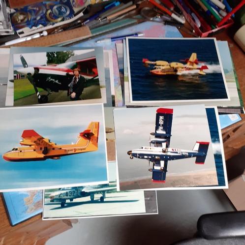 14x vliegtuig foto's  noorse cl415, Verzamelen, Luchtvaart en Vliegtuigspotten, Zo goed als nieuw, Kaart, Foto of Prent, Verzenden