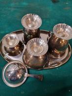 roomstel douwe egberts met extra theezeef, Antiek en Kunst, Antiek | Servies los, Ophalen of Verzenden