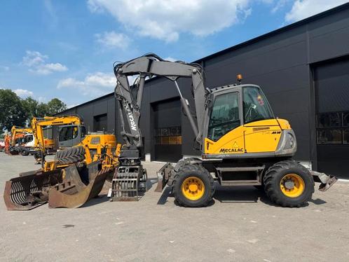 Mecalac 714MW FULL ATTACHMENTS OVERCOMPLEET ! (bj 2005), Zakelijke goederen, Machines en Bouw | Kranen en Graafmachines, Graafmachine