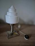 Gispen Tafellampje Art Deco Stijl, Huis en Inrichting, Lampen | Tafellampen, Gebruikt, Ophalen of Verzenden, Glas, Minder dan 50 cm