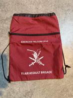 Defensie Gymsack Falcon Leap 11 Air Assault Brigade, Overige merken, 25 tot 40 cm, Ophalen of Verzenden, Zo goed als nieuw