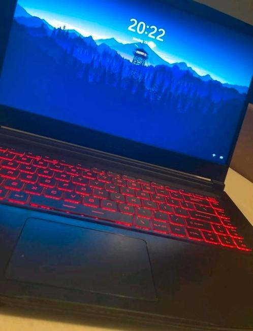 MSI GF65 Gaming Laptop, Computers en Software, Windows Laptops, Zo goed als nieuw, 15 inch, SSD, 2 tot 3 Ghz, 16 GB, Qwerty, Met videokaart