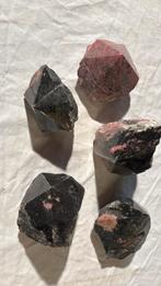 Rhodoniet punt 5 x, Verzamelen, Mineralen en Fossielen, Ophalen of Verzenden, Mineraal