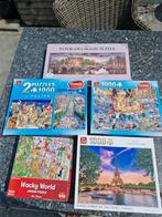 6 legpuzzels van 1000 stukjes voor  7.50, Ophalen, 500 t/m 1500 stukjes, Gebruikt, Legpuzzel