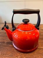 Oranje Le Creuset fluitketel  - 2,1 L, 1 tot 2 liter, Ophalen, Gebruikt
