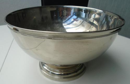 METALEN SCHAAL 24,5 cm, Huis en Inrichting, Woonaccessoires | Schalen en Manden, Gebruikt, Schaal, Rond, Overige materialen, Ophalen of Verzenden