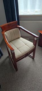 Schuitema Decoforma Stoel - Stoffen Bekleding, Huis en Inrichting, Fauteuils, Ophalen, Hout, Gebruikt, Minder dan 75 cm