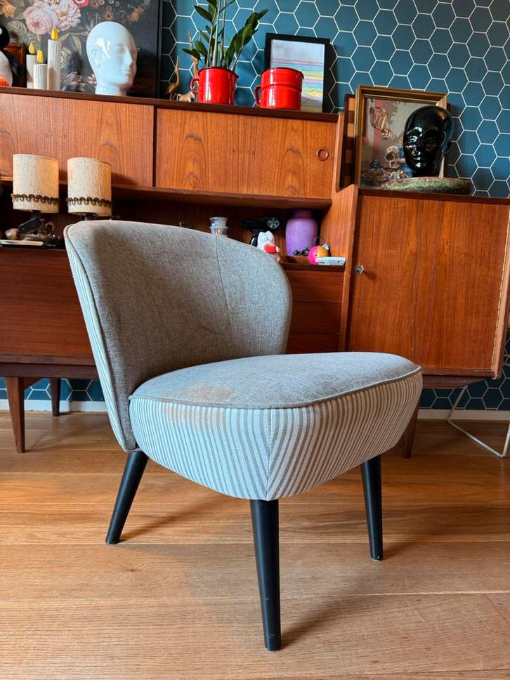 WOOOD fauteuil Sara, Huis en Inrichting, Fauteuils, Gebruikt, Stof, 50 tot 75 cm, 75 tot 100 cm, Ophalen