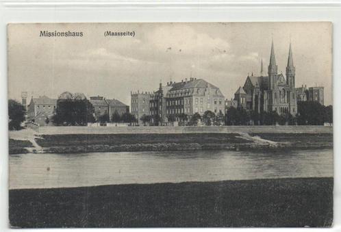 x04061  missiehuis maaszijde steyl  watertoren, Verzamelen, Ansichtkaarten | Nederland, Gelopen, Limburg, Voor 1920, Verzenden