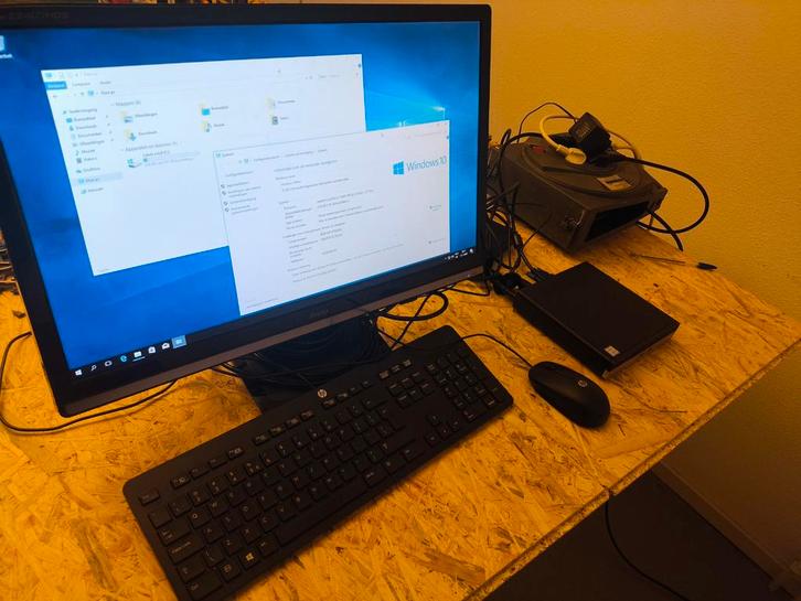 Hp Mini PC Core i5-7500T 2.7ghz / 8gb / 256gb ssd Windows 10, Computers en Software, Desktop Pc's, SSD, Ophalen of Verzenden