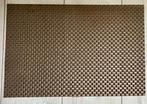 Set van 4 bruin / goud Placemats - Wicker Look, Ophalen of Verzenden, Gebruikt, Bord