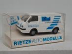 Mitsubishi L300 met reclame voor Rietze in eigen zaak 1/87, Hobby en Vrije tijd, Modelauto's | 1:87, Verzenden, Zo goed als nieuw