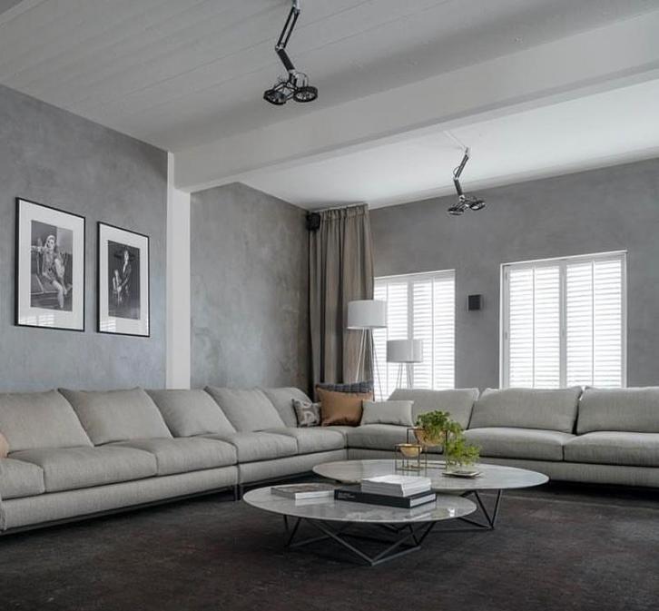 2 Marmeren Salon Tafels - Van Nort Design, Huis en Inrichting, Tafels | Salontafels, Gebruikt, Minder dan 50 cm, 50 tot 100 cm