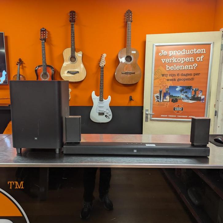 JBL Bar 5.1 Surround Soundbar met draadloze subwoofer, Audio, Tv en Foto, Soundbars, Zo goed als nieuw
