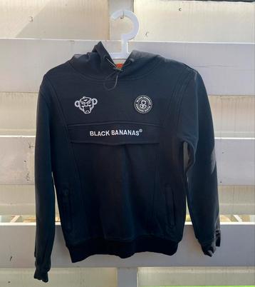 Zwarte Hoody / black bananas maat 152 beschikbaar voor biedingen