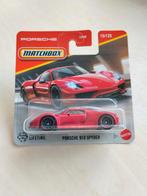 Matchbox Porsche 918 spyder, Ophalen of Verzenden, Nieuw, Auto