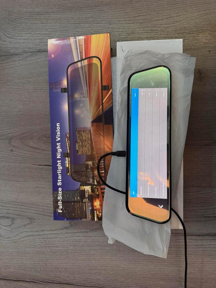 Achteruitkijkspiegel met Dashcam, Auto diversen, Dashcams, Nieuw, Ophalen of Verzenden