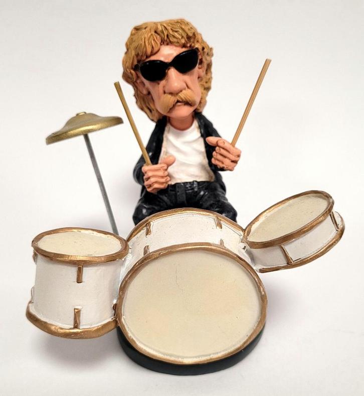 Frank Beard ZZ Top beeldje by Warren Stratford deco beeld, Verzamelen, Muziek, Artiesten en Beroemdheden, Nieuw, Foto of Kaart