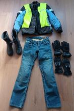 Dames motorjas, Jeans motorbroek, handschoenen en laarzen, Motoren, Kleding | Motorkleding, Dames, Jas | textiel, Ophalen of Verzenden
