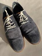 Blauwe suede herenschoenen maat 43, Ophalen of Verzenden, Zo goed als nieuw, Blauw