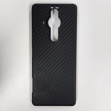 Sony Xperia Pro1- Carbon Backcover- Zwart beschikbaar voor biedingen