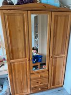 Wooden furniture with mirror, Huis en Inrichting, Kasten | Kledingkasten, Ophalen, 100 tot 150 cm, 200 cm of meer, Zo goed als nieuw