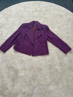 Damesjas maat L  kolbert  maat 42  Edgar Vos zgan, Ophalen of Verzenden, Zo goed als nieuw, Maat 42/44 (L), Paars