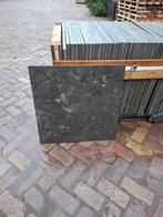 32,4m² 60x60x2 spotted bluestone, gebruikt, Ophalen of Verzenden, Nieuw, Beton, Terrastegels