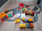 Hele grote duplo trein en havenvoertuigen, Ophalen of Verzenden, Zo goed als nieuw, Complete set, Duplo