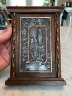 Vintage icoon Heilige maagd Maria souvenier Lourdes, Antiek en Kunst, Ophalen of Verzenden