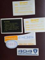 Peugeot 403 104 204 304 404 sticker luchtfilter achterruit, Ophalen of Verzenden, Nieuw, Peugeot