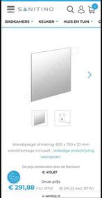 Villeroy & Boch More to See spiegel badkamer toilet 80x75 cm, Ophalen, Nieuw, 75 tot 100 cm, Minder dan 100 cm
