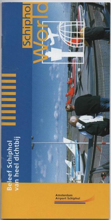 folder Schiphol World  beschikbaar voor biedingen