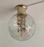 Vintage XL Doria Plafondlamp 70’s, Glas, Ophalen of Verzenden
